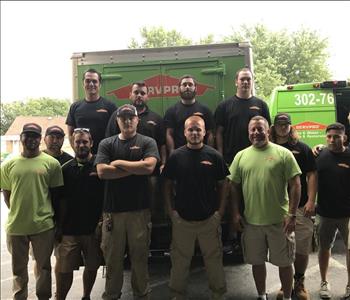 Fall 2017, team member at SERVPRO of Newark