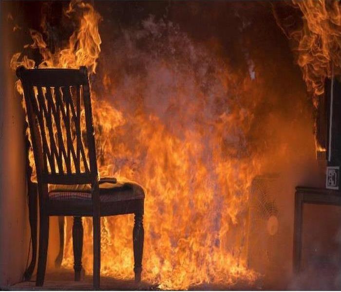 Chair on Fire